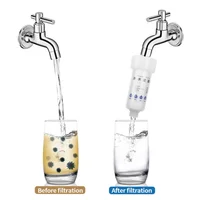 5'' PRE FILTER Water Filter Cartridge Washing Machine Filter with Adapter Bathroom Water Heater Toilet Household Purifier 3