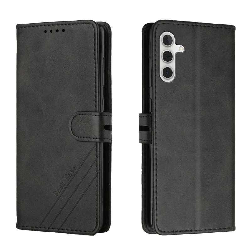 For Samsung Galaxy A15 5G Case Leather Flip Case on For Samsung A15 Phone Cases Galaxy A 15 A05S A05 A35 A55 Wallet Cover Fundas 2
