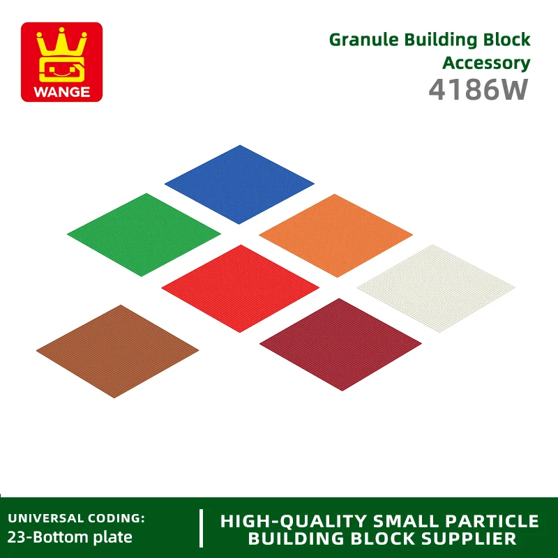 

1Pcs/lot NO.4186W Baseplate Block Moc Color Accessories Compatible with Brick DIY Children's Toy Assembly Parts