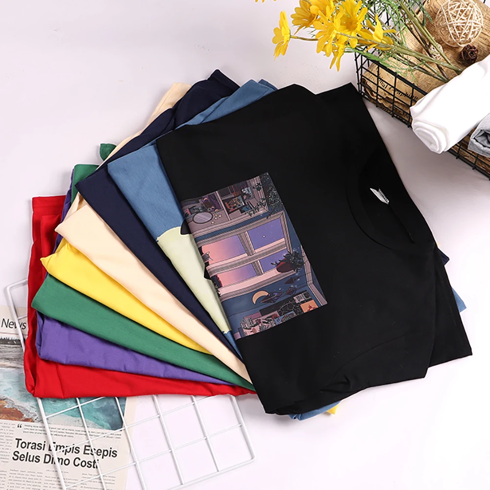 Be The Light Matthew 5:14 Prints Women T-Shirt Summer Cotton T Shirts Street Hip Hop Short Sleeve Breathable Street T Shirt