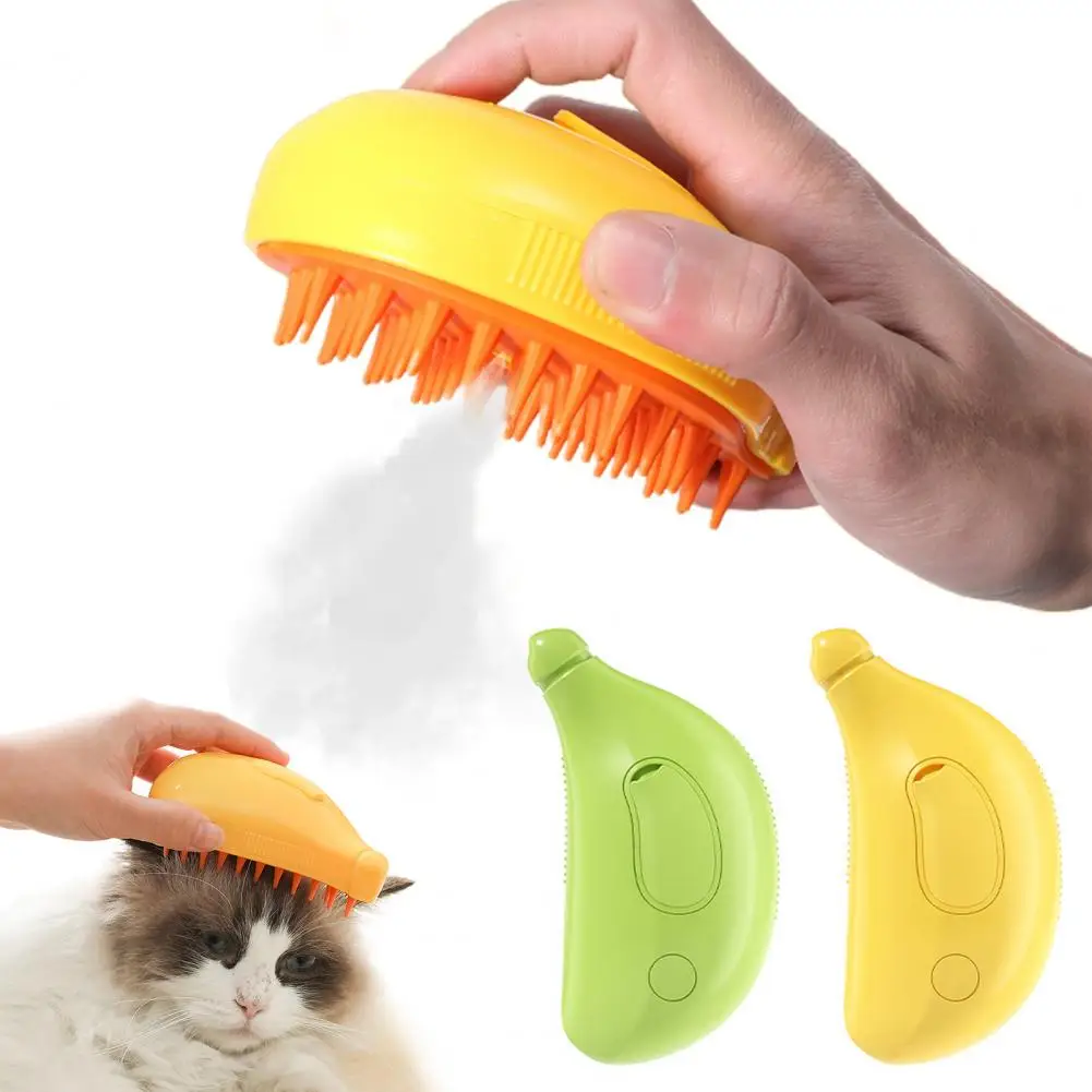 

Щетка для домашних питомцев, многофункциональный инструмент для груминга кошек и бананов, для удаления волос