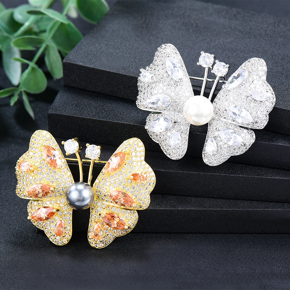 Missvikki Winter coat brooch Flowers Brooch Neck Jewelry pendant dual purpose for Women Wedding Party Birthday Anniversary Gift