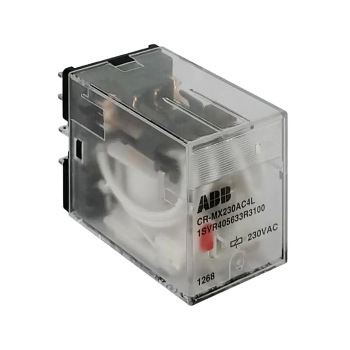 

10229082 CR-MX230AC4L 1SVR405633R3100 подключаемое интерфейсное реле 4c/o, фотосессия = 250 В/5 А, фотосессия