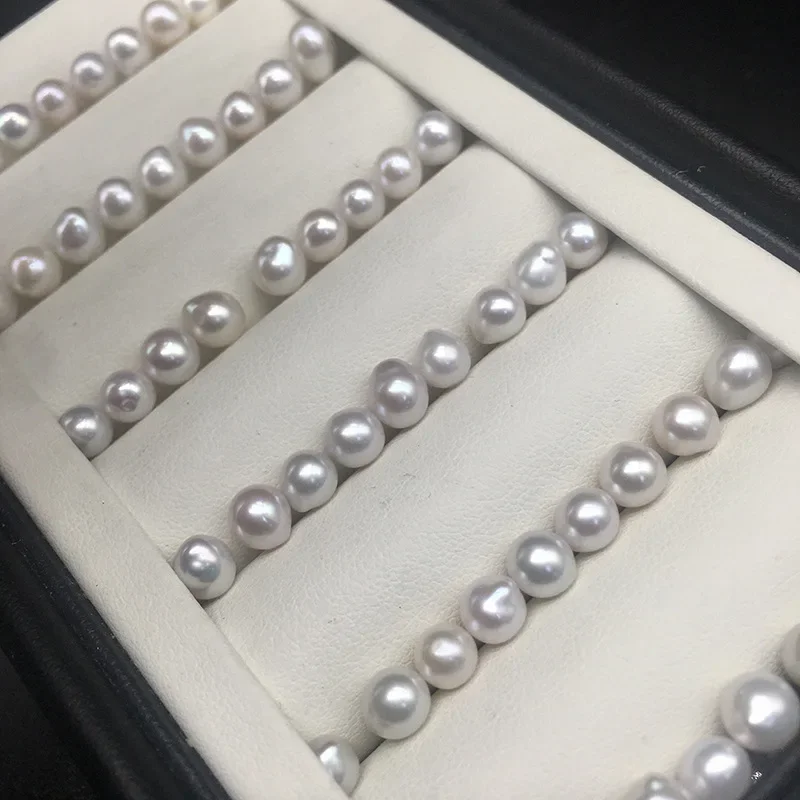 Full Drilled 9x12mm Natural Sea White Drop Shape Pearls 39pcs Loose Beads Diy Earrings Pendants