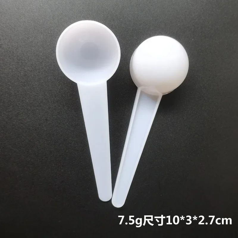 5/10pcs/set 10ml 5g Reusable Food Grade Spoon Plastic Measuring Scoop PP Measure Spoon Milk Coffee Teaspoon Milk Powder Kitchen