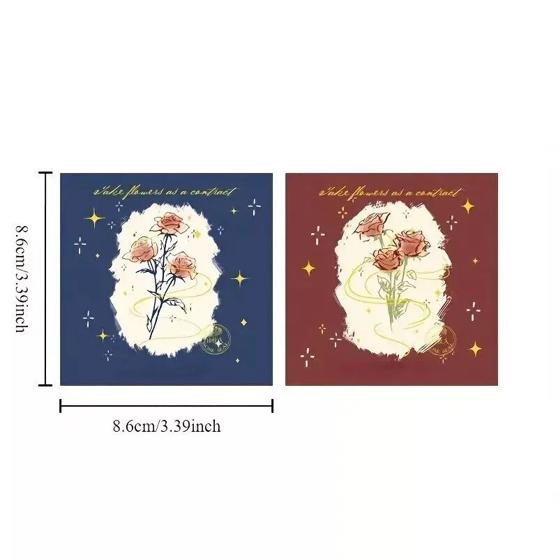 장미꽃 나무 고무 스탬프 세트, 스크랩북용 장식 사인, DIY 공예, 표준 나무 스탬프, 학교 용품, 10 개