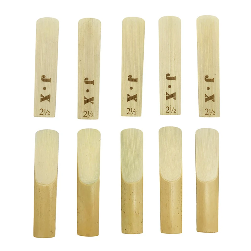 10 Pz Forza 2.5 Bulrush Sassofono Canne Per Sassofono Soprano/Alto/Tenore Bb, Canne Sax