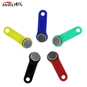 5YOA 100 개/묶음 TM 재기록 가능 RFID 터치 메모리 키, nh1990 iButton 복사 카드 사우나 키 태그 llaveros llavero 토큰