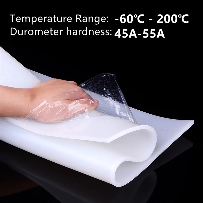 High Temperature Translucent Silicone Sheet - Waterproof, Anti-Slip, Shock-Absorbent Gasket