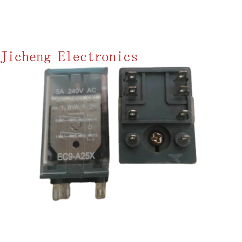 New Original EC9-A25X 24VDC 220VAC 8-pin ES82 Intermediate Relay 5a ac220v 11 pin mini power intermediate relay electromagnetic relay