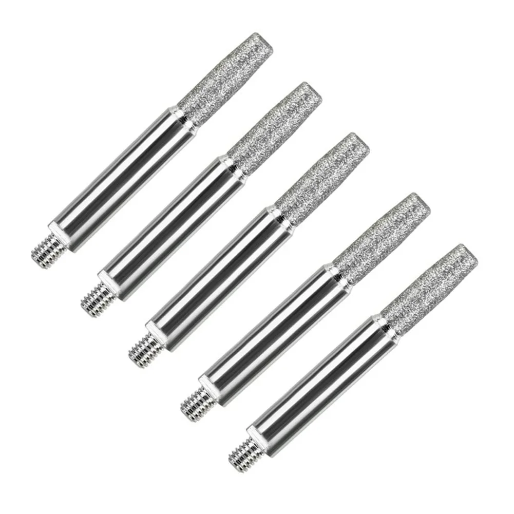

5pcs Diamond Coated Grinding Head Cylindrical Burr 4.0mm/4.8mm/5.5mm Chainsaw Sharpener Parts For Metal Processing