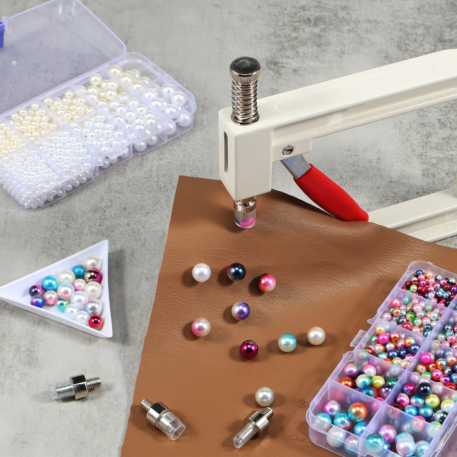 

Аппарат для ручной работы с жемчугом, многоразовый ручной пресс с жемчужными гвоздями, винтовые головки и