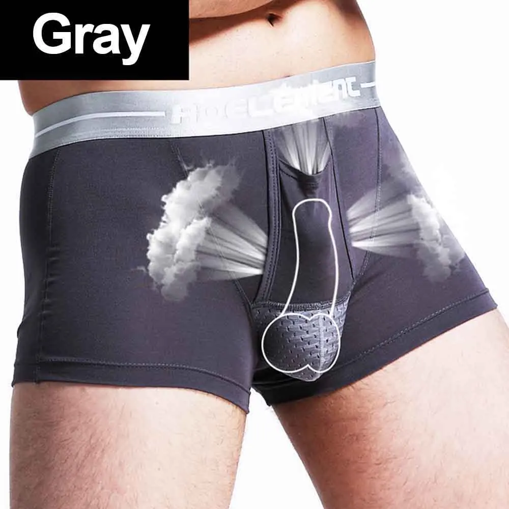 

Men's underwear, scrotum support bag function, modal u convex separated boxers