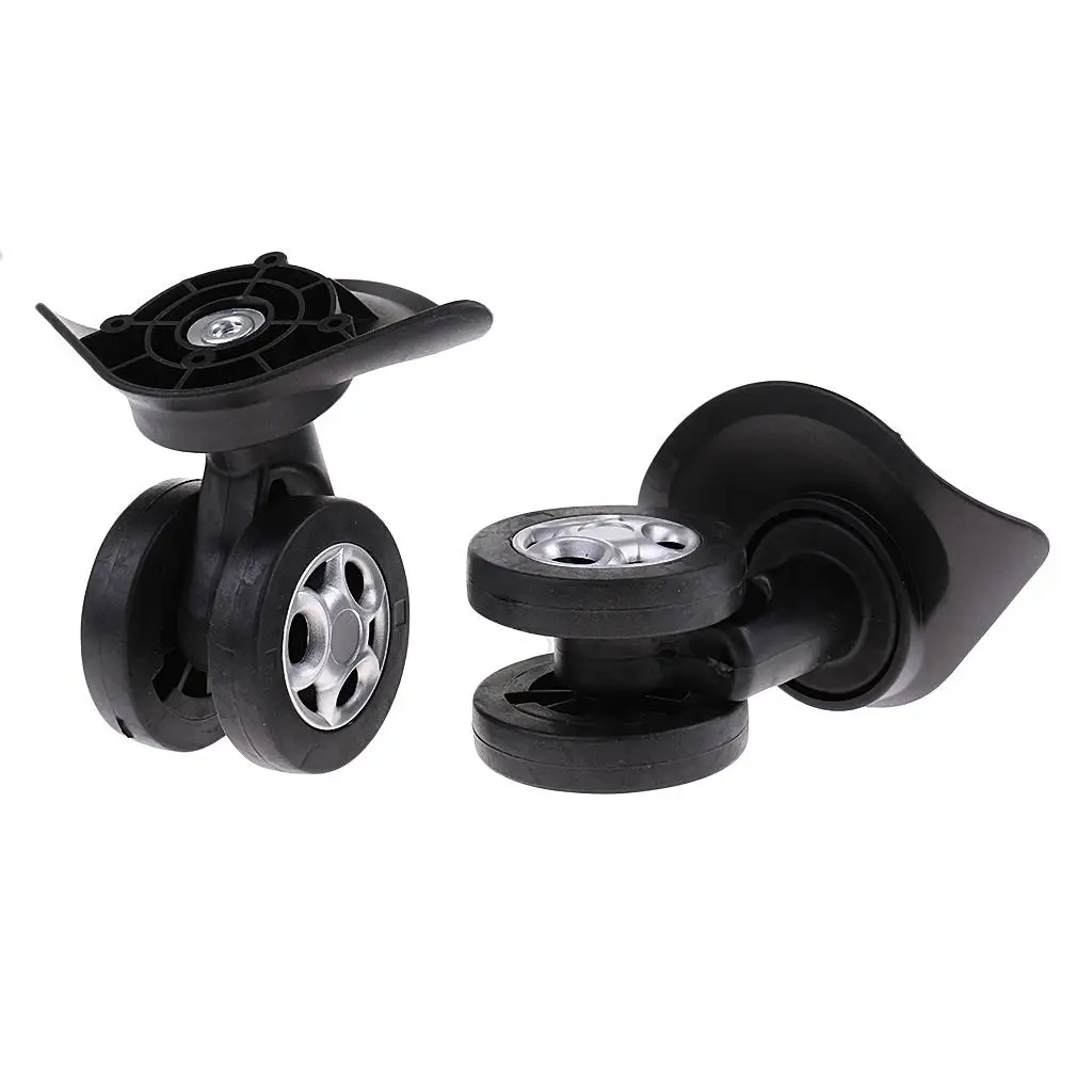 2pcs Travel Luggage Bags Suitcase Replacement Wheels 360° Removable Wheel