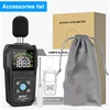 MESTEK 30-130dB Sound Level Meter Color Display Fast Slow Sampling Rate Capacitive Microphone Bluetooth Noise Monitor Backlight 6