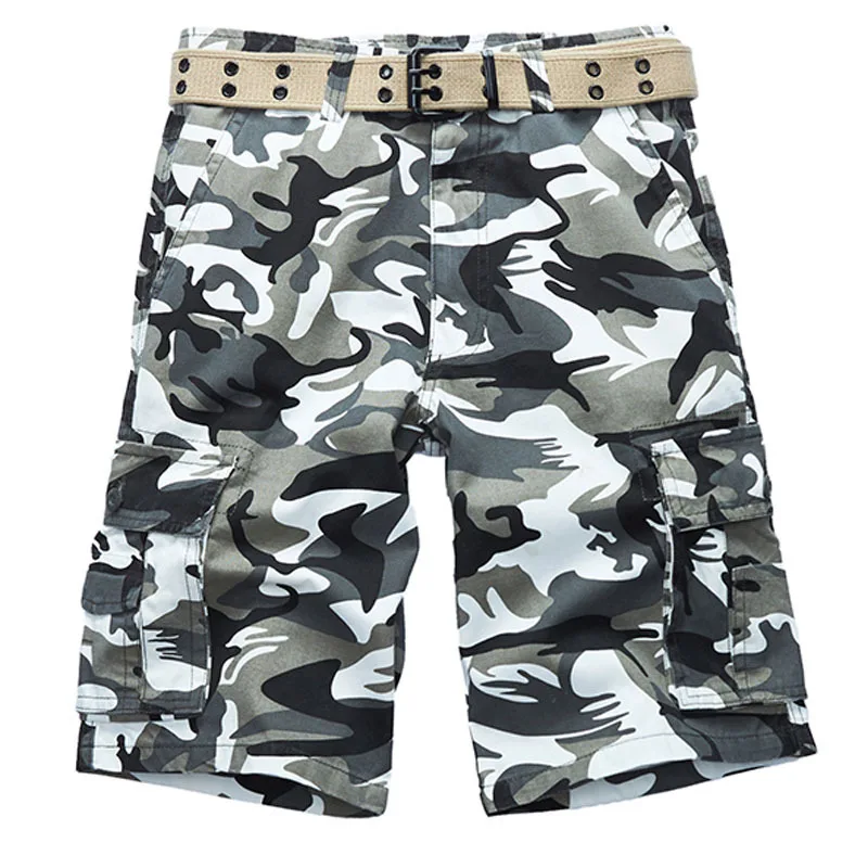 

Camouflage Camo Cargo Shorts Men 2022 Summer Casual Cotton Multi-Pocket Loose Shorts Army Military Tactical Shorts Plus 28-40