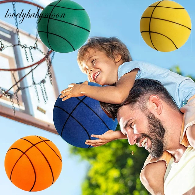 Kids Silent Basketball Squeezable Mute Bouncing Basketball Indoor Silent  Ball Foam Basketball Bounce Football Sports Toys Gifts - AliExpress