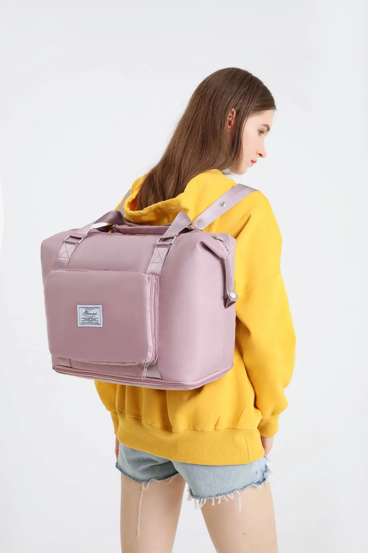 S1a12ed67eb704028b6ba623915366b5dr Large Capacity Folding Travel Bags Waterproof Tote Gym Luggage Bags for Men Women, Travel Backpack Duffle Bags Handbag Mallzona