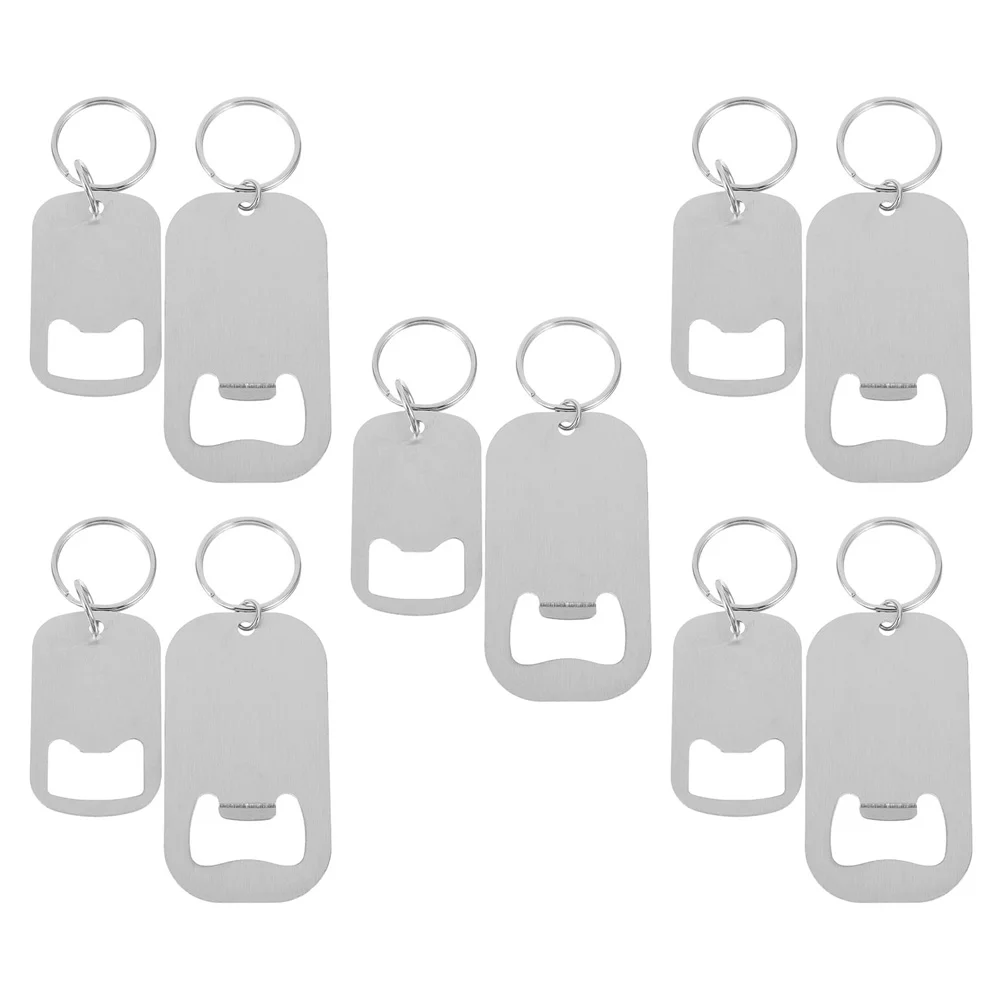 

10 Pcs Bottle Opener Bachelorette Party Gift Keychain Aluminum Alloy Gifts With Hanging Accesorios Camping