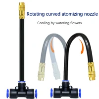 5-20M Universal Automatic Irrigation Sprinkler Kit Rotating Copper Nozzle Garden Balcony Atomization Sprinkler Watering Kits 2