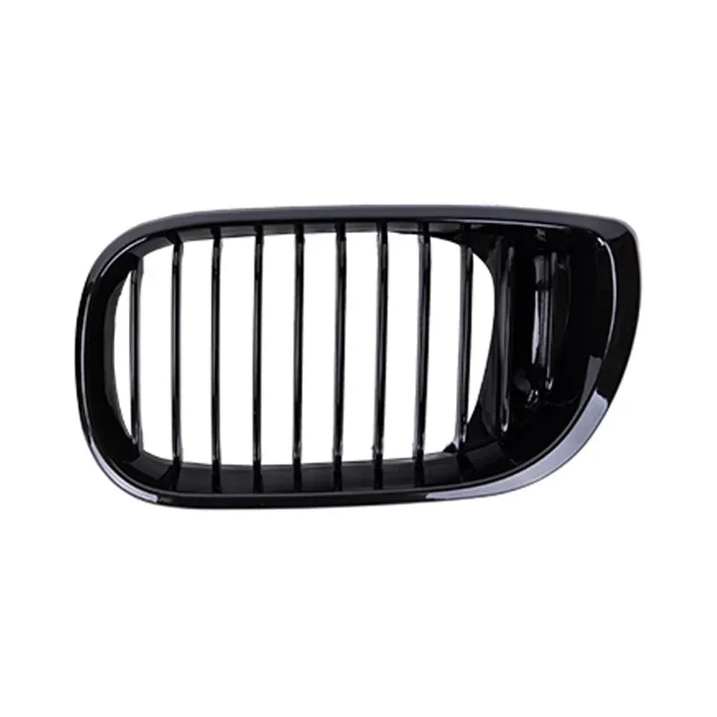 Car Front Kidney Grill Gloss Black Single Slat Hood Grille Racing Grills for BMW 3 Series E46 4 Door 2002-2005 Car Replacement