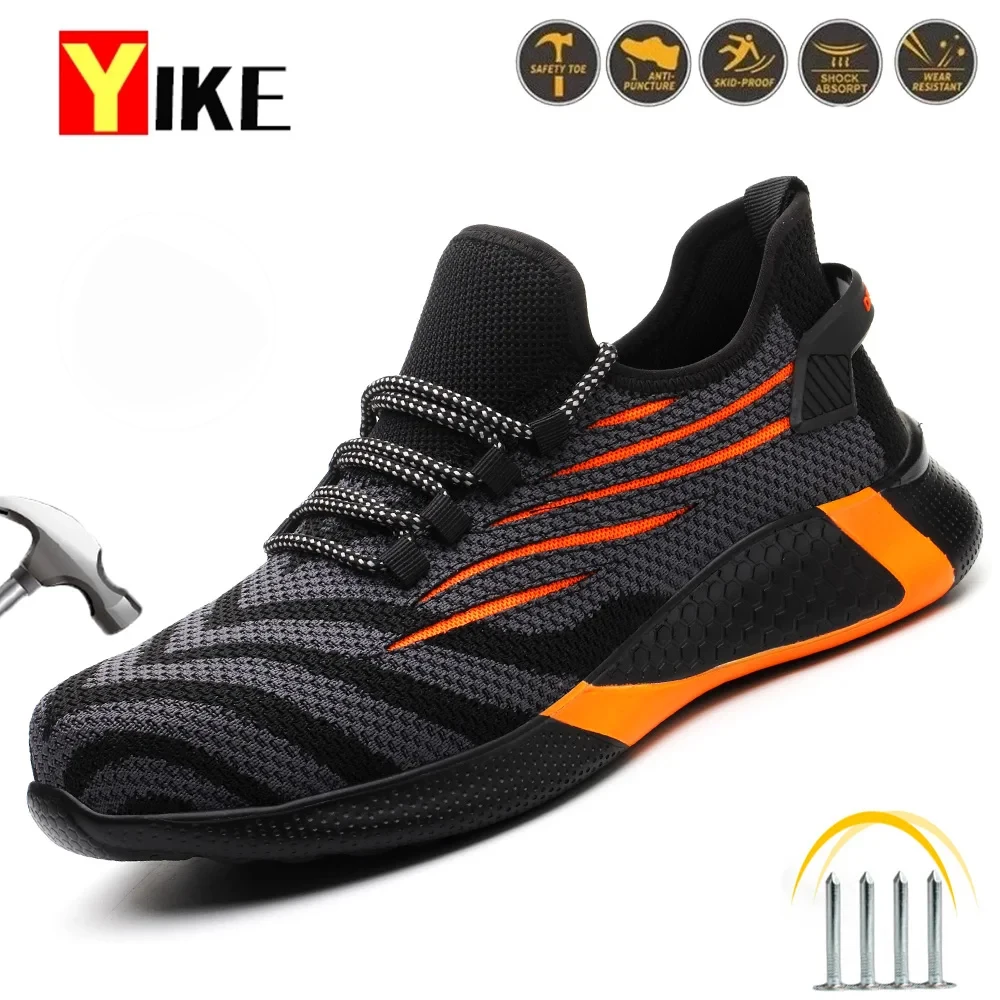 Eu 36 Chaussure Sécurité Homme Chaussures Cuir Vachette Injectées Hommes Printemps Chaussures Travail Légères À Grantête Chaussures Basses Anti- Bottes Securite Homme Chaussures De Sécurité Hommes