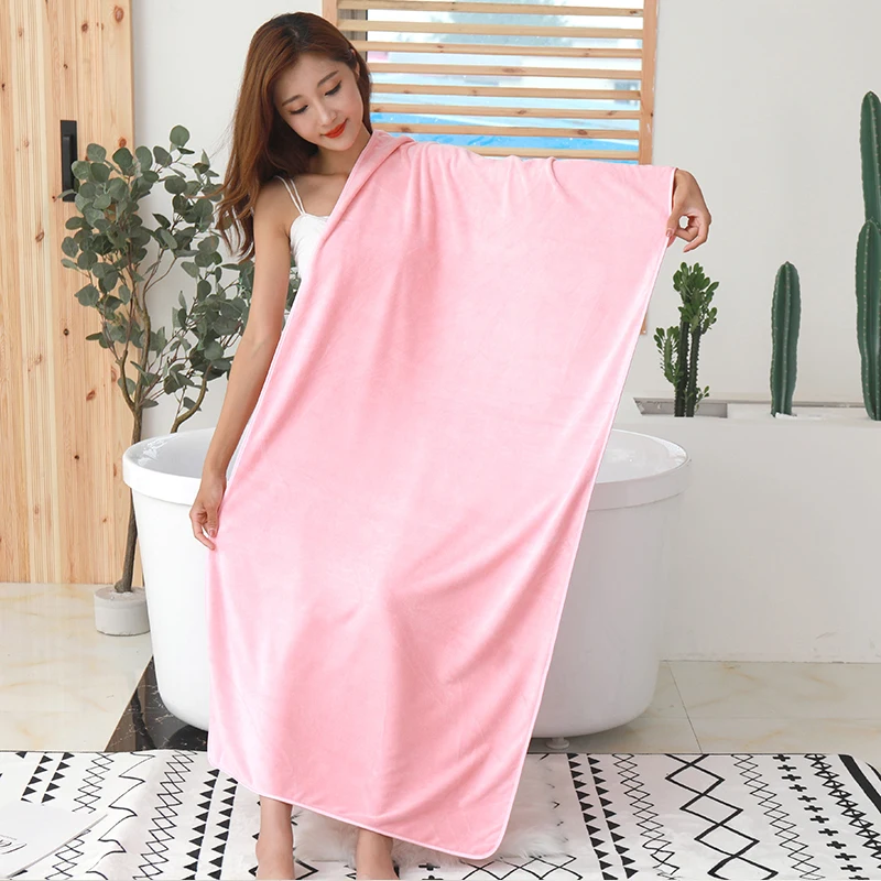 180x200cm Microfiber Bath Towel Super Absorbent Soft Fast Drying Oversized Multip Grey Microfiber Towel