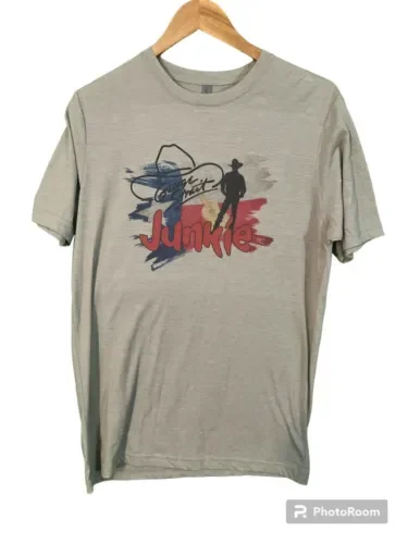 George Straight Dyed T Shirt Size Small Country Music Maniche Lunghe O Corte