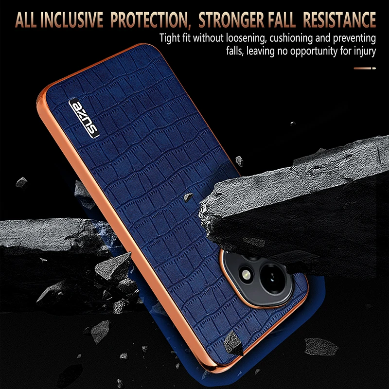 Luxury PU Leather Protective Back Cover Case