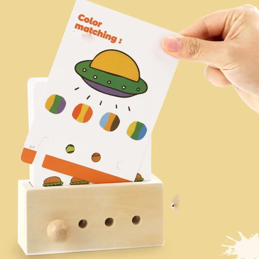 Montessori Logic Unlocking Game Matching Game Early Educational Logic Key Thinking Training Intelligence Multifunction