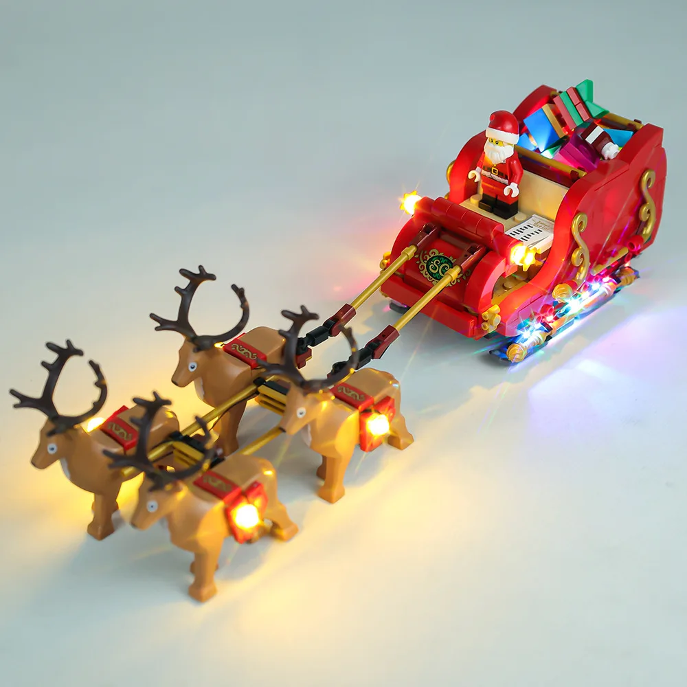 Set De 6 Bloques De Construcción Navideños - Figuras De Papá Noel, Reno Y Árbol De Navidad Para Decorar Y Montar, Regalo Creativo Para Niños Y Adultos