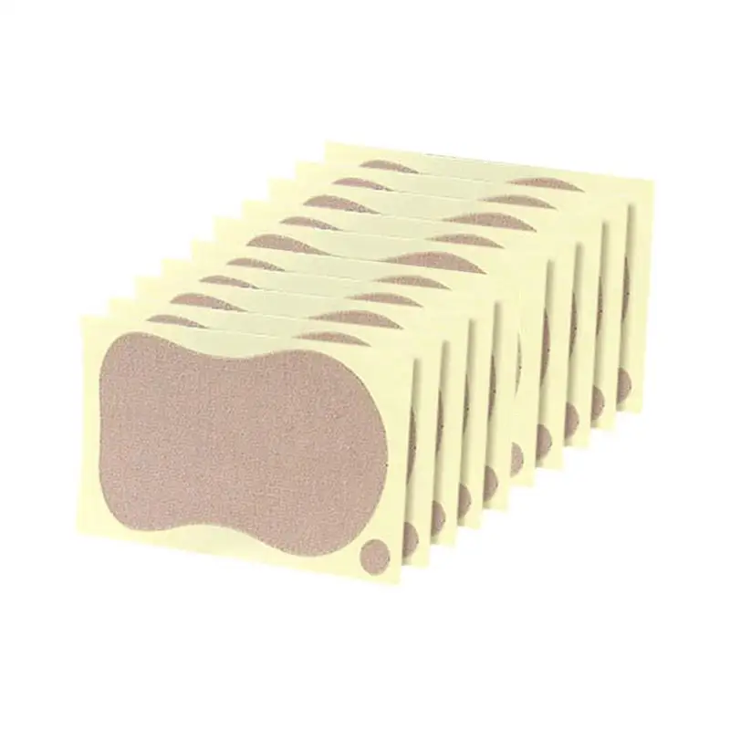 10 Schweißeinlagen Für Hüte - Achteckige Innenfutter Gegen Schweißflecken In Baseballkappen