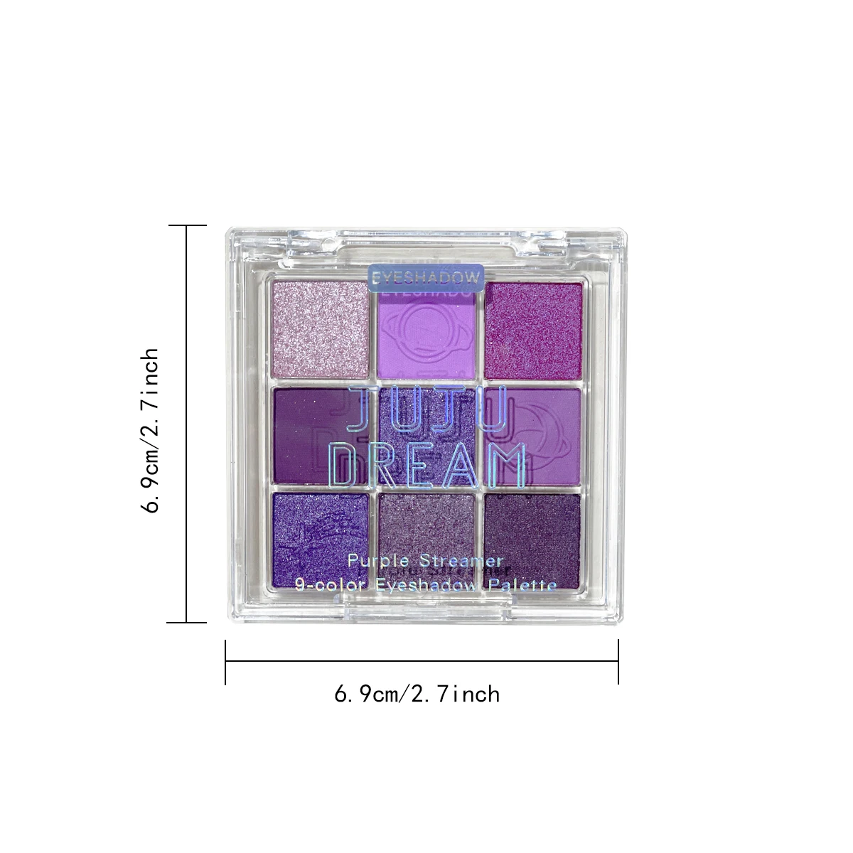 Eye Shadow Eye Shadow Plate 9-color purple and pink eyeshadow palette Long-lasting Waterproof