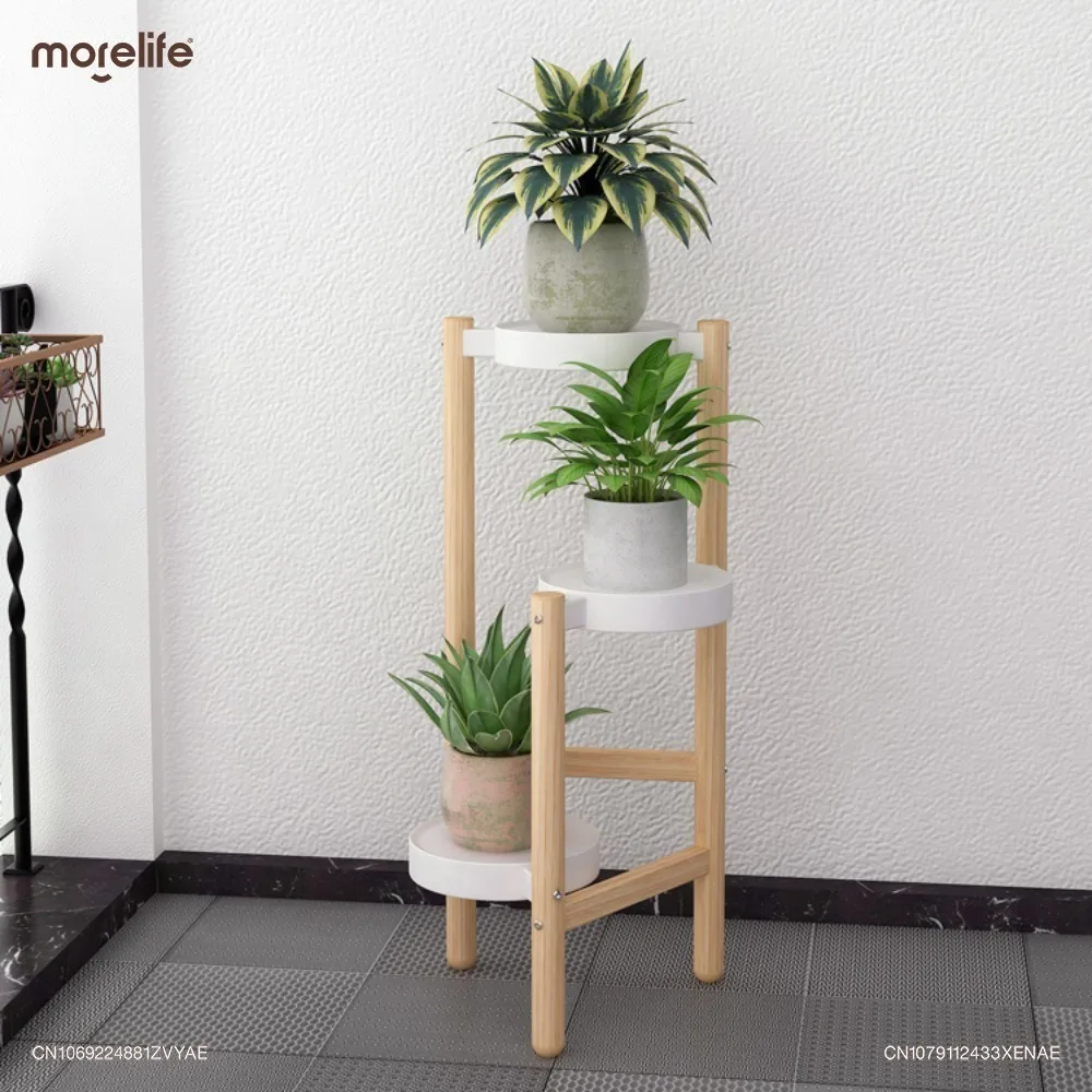 New Art Pot Holder Removable MultiTier Living Room Flower Shelf Terrace Pot Rack Fashionable Storage Living Room Furniture K01