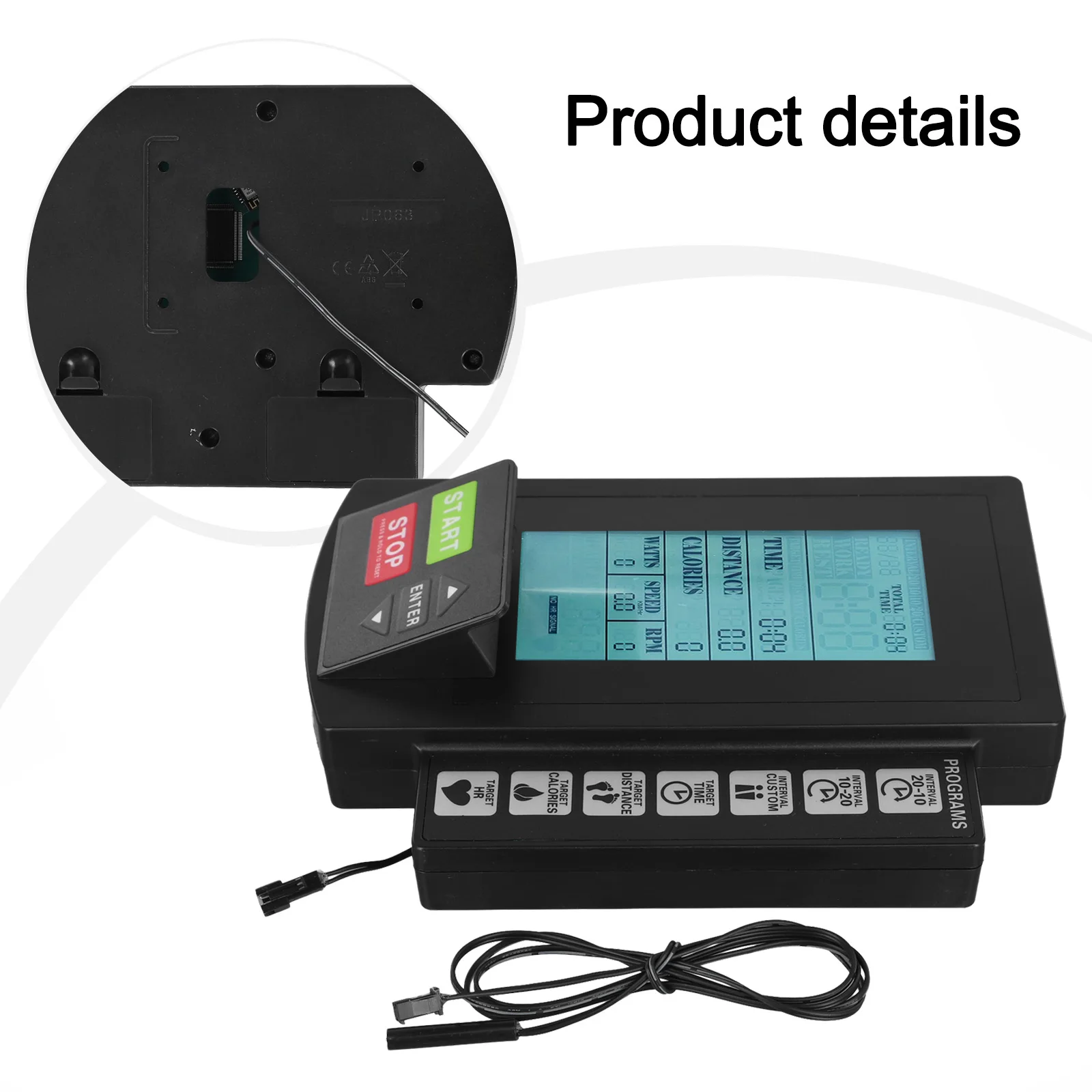 Exercise Bike Counter Display Replacement Records Time Distance Calories Power Speed and RPM for Effective Workouts