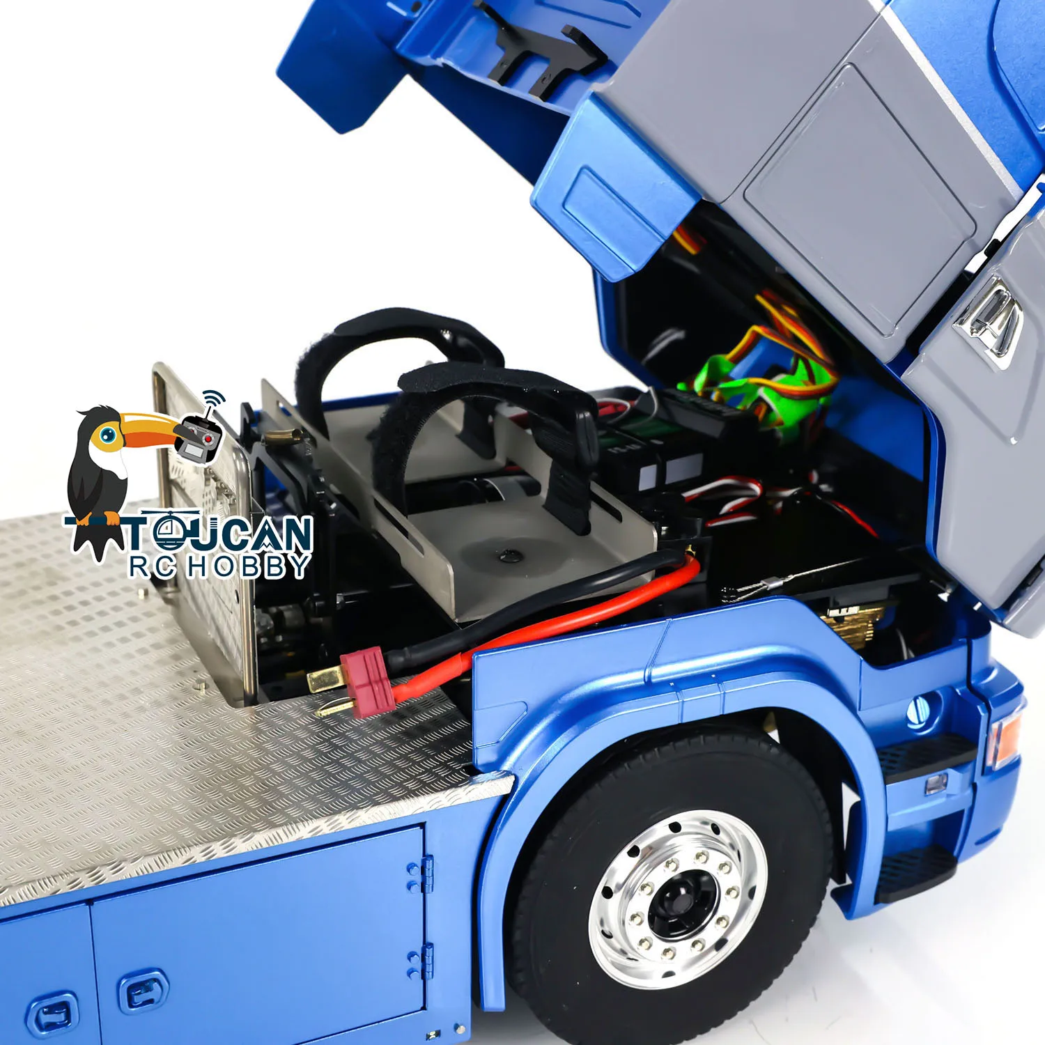 4X4 RTR LESU RC Tractor Truck 1/14 Scale Radio Control Car Vehicle Customized Model with Sound Light Smoke Unit RC Toy THZH1951 5