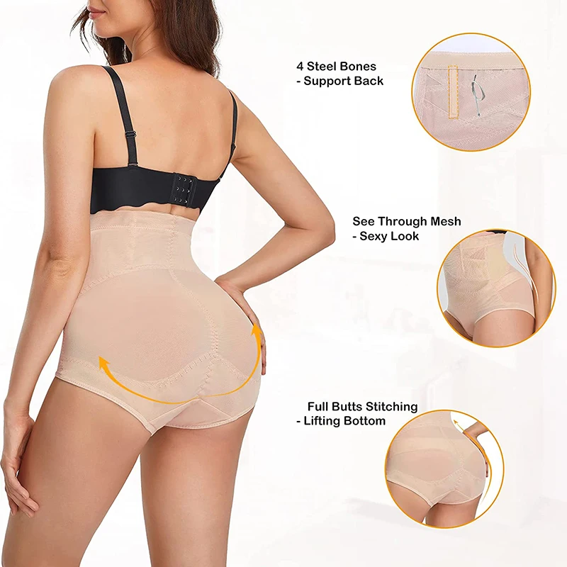 Women Butt Lifter Panty - High Waist Double Tummy Control – WomanOcean