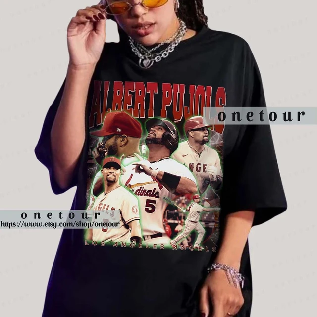 Albert Pujols Vintage 90s Shirt Sweatshirt Hoodies Albert Pujols T-shirt  Albert Pujols Baseball Players Tshirt Gifts for Him a - AliExpress