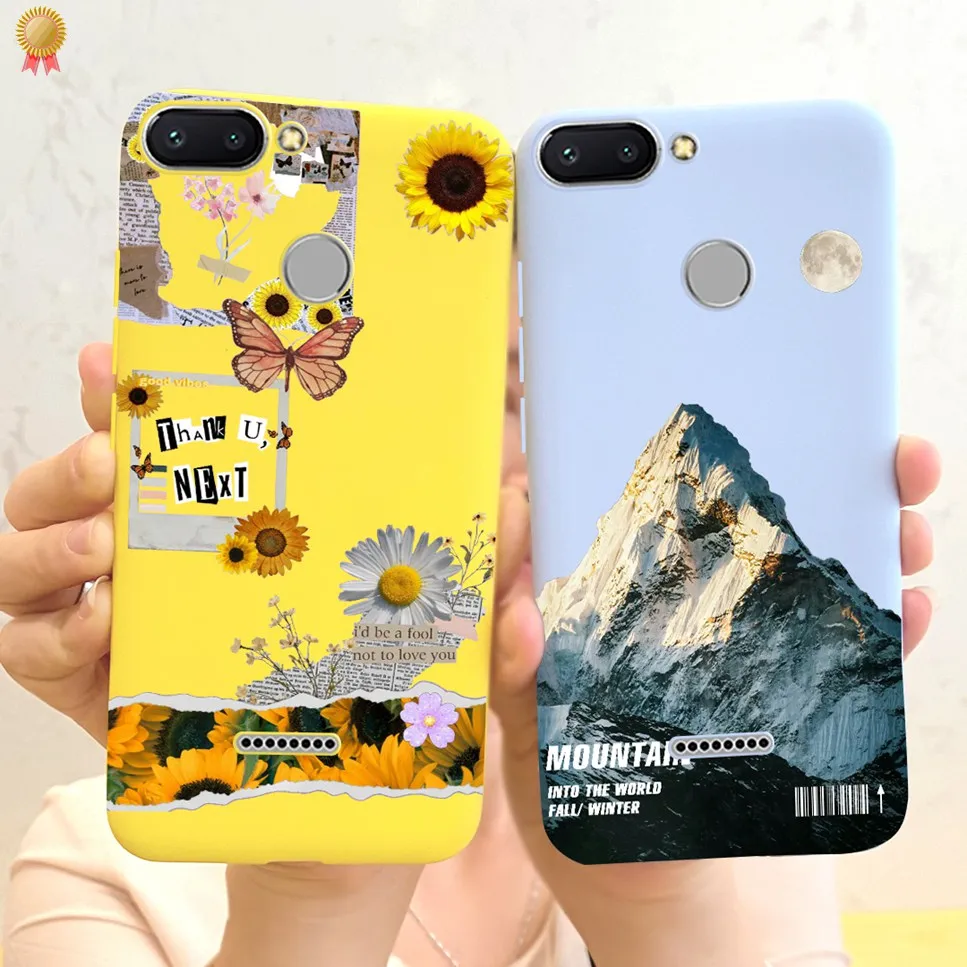 Untuk Redmi 6a Pro Casing Lucu Kupu-kupu Kucing Perempuan - Main Image