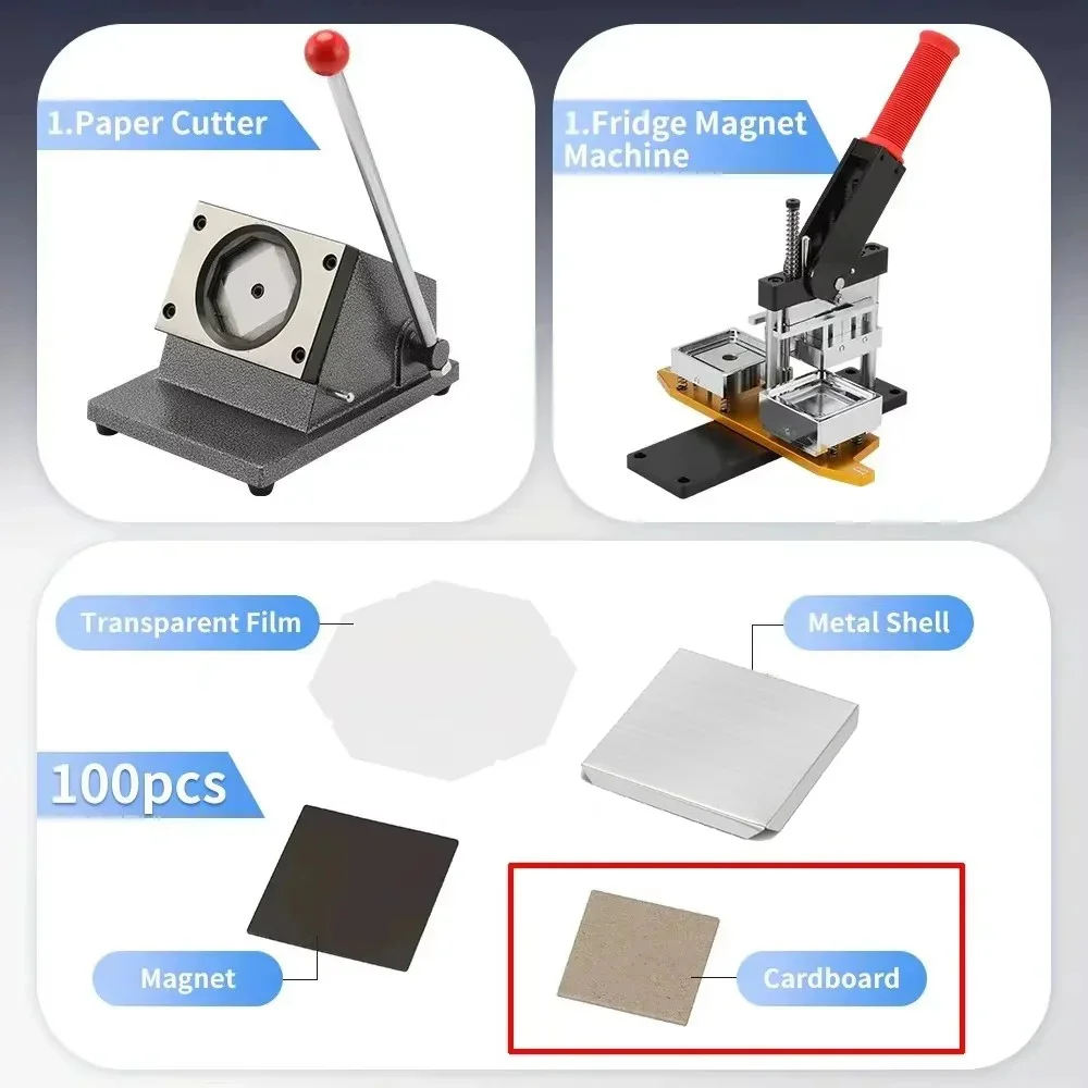 Square Button Maker Kit 4