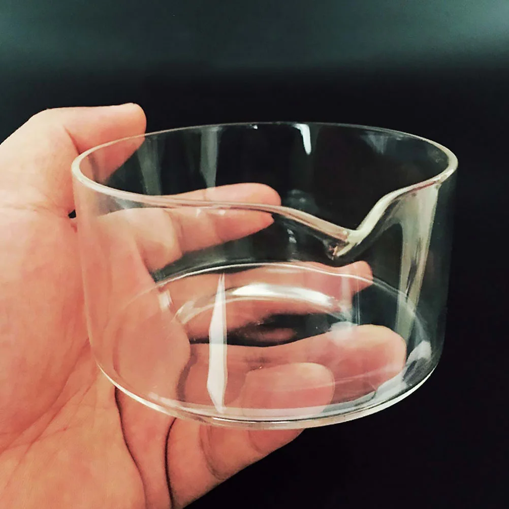 Round glass crystallization dish with spout evaporation tool laboratory supplies petri dishes 90Mm for educational