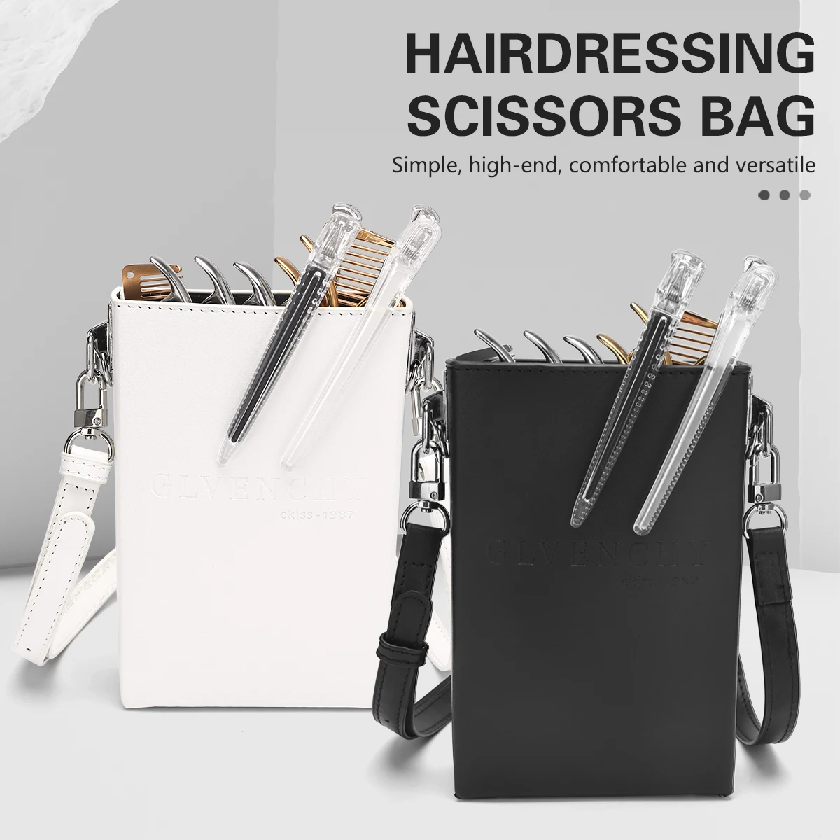 

Barber Hair Scissor Bag Hairdressing Holster Bags Clips Comb Holder Tool Waist Pack Belt Bag Salon Supplies