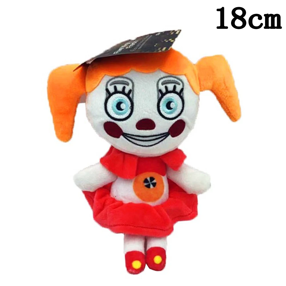 20cm FNAF Lolbit Plush Five Nights at Freddy's Sister Location Toy Doll  Xmas Gifts