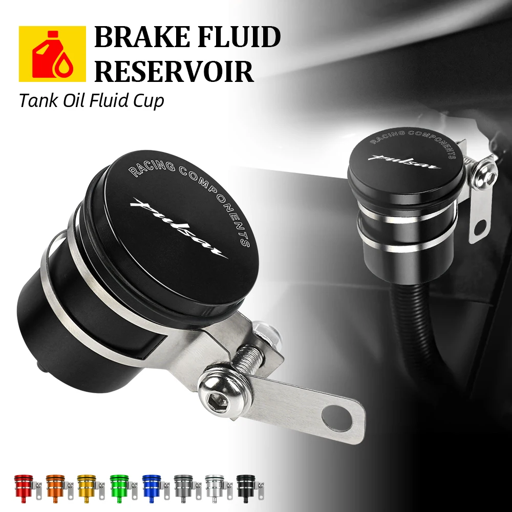For BAJAJ PULSAR 200NS 200 NS/200 RS/200 AS 2018 2019 2020 - 2023 Motorcycle Brake Clutch Tank Cylinder Fluid Oil Reservoir Cup