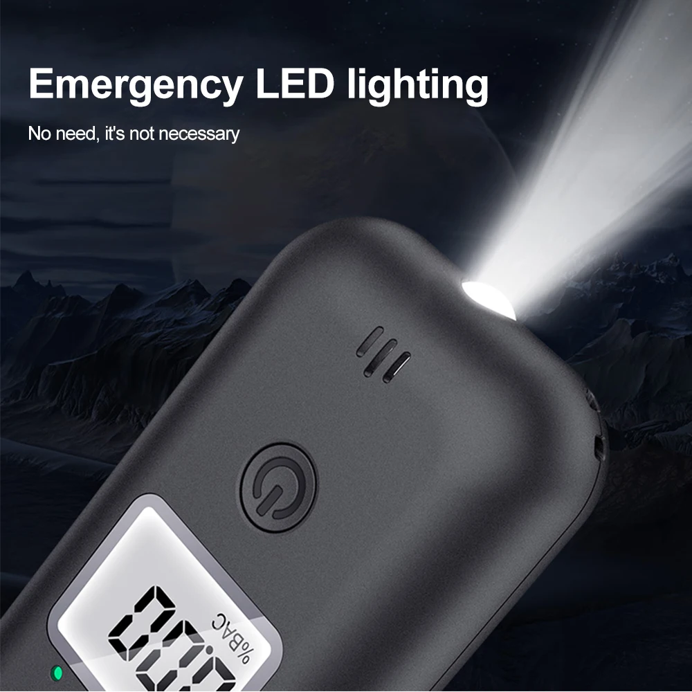 LCD Display Digital Alcohol Breath Tester Breathalyzer Drunk Driving Analyzer Alcohol Test Tools