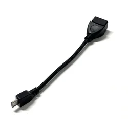 Universal USB Multi - Connector Extension Cable - Black - 2 Pieces (USB TO Micro USB)