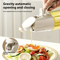 2in1 สเปรย์น้ํามันขวด 350ml Borosilicate แก้วน้ํามันปรุงอาหาร Dispensers Olive Oil Sprayer Mister สําหรับ Air Fryer สลัดเบเกอรี่ 2