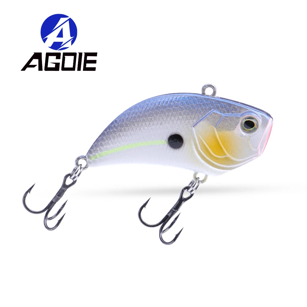 Agoie Noisy Vib Lure 55mm 13g Artificial Rattle Bait Vibrating Blade Lure  Ideal For Freshwater Bass Pike And Walleye Fishing