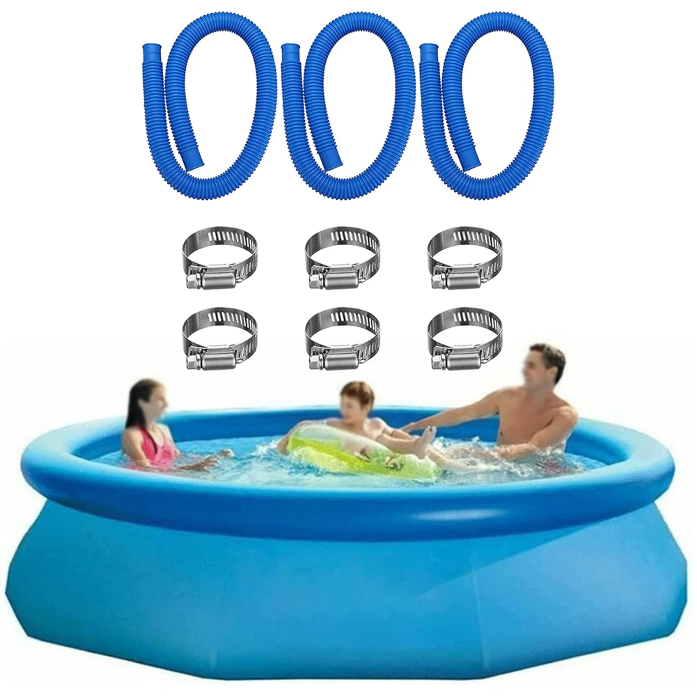 지상 수영장용 수영장 호스 교체용 호스 2팩 액세서리 호스 지상 수영장 펌프 교체용