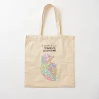 Occupational Therapist Heart Cotton  Canvas Bag Fabric Reusable Women Fashion Designer Printed Handbag Grocery Travel Casual 1
